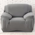 thumbnail image 1 of Gray Stretch Polyester Sofa Armchair Cover Decor Living Room Dustproof Sofa Covers And Protector, 1 of 5