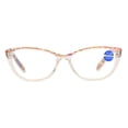 thumbnail image 2 of Fashion Reading Glasses Women HD Anti-Blue Light Presbyopia Glasses, Cat Eye Presbyopic Glasses Spring Hinge Readers +3.50, 2 of 5