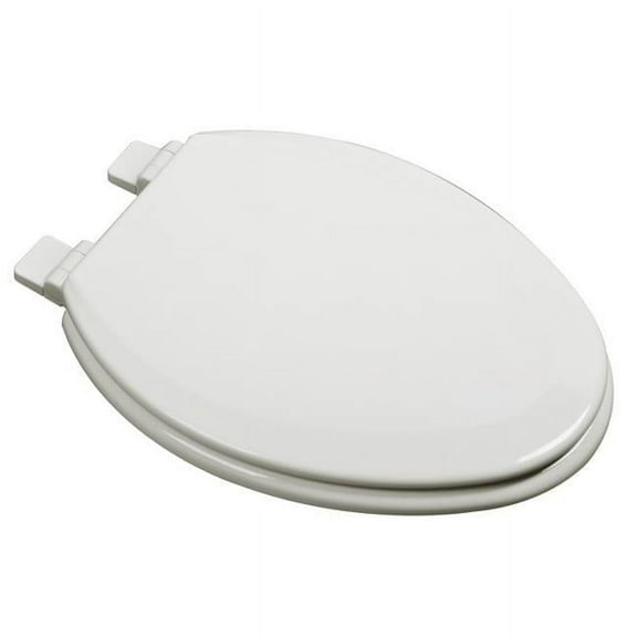 Slow Close Deluxe Molded Wood Elongated Toilet Seat, Biscuit