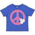 thumbnail image 3 of Inktastic Peace Sign Cute Daisy Flowers Girls Toddler T-Shirt, 3 of 5