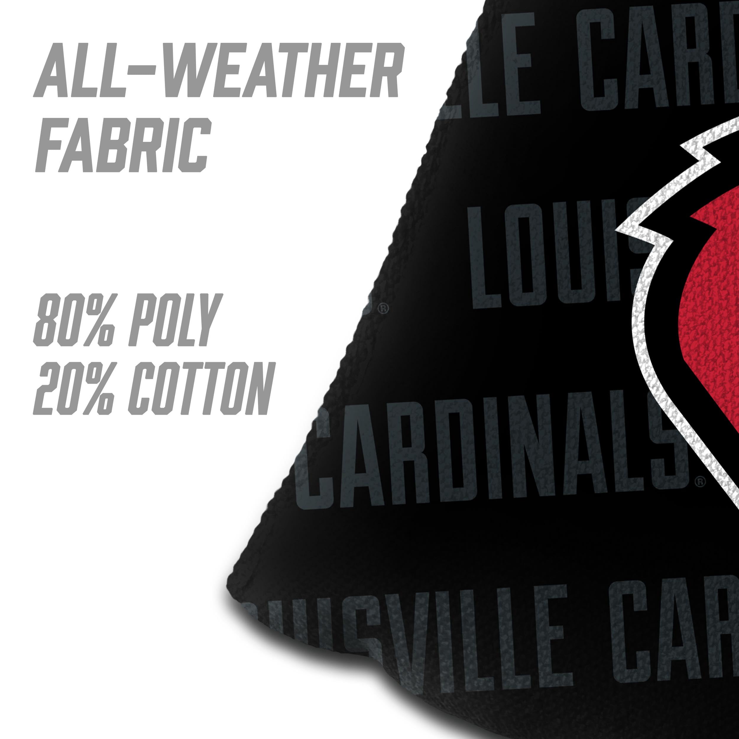 NCAA Louisville Cardinals Cornhole Bags - 4PK - Black