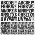 thumbnail image 1 of 10 Sheets Iron On Letters Heat Transfer Letters Sticker Heat Transfer T-shirt Sticker, 1 of 8