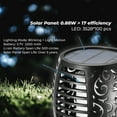 thumbnail image 2 of XODO Waterproof Solar Lights with Flickering Flame Design, Outdoor Lights for Yard and Patio, 4 Pack, 2 of 8