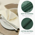 thumbnail image 3 of unbranded 10Ud Servilletas Decorativas De Y Lino Verde Para En Fiestas, 3 of 6