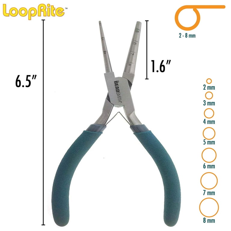 Beadsmith® 1-step Looper® Jewelry Making Tools/pliers for 24-18G Wire Work  Easy & Quick Loop Making Loops in 1.5mm, 2.25mm or 3mm Sizes 