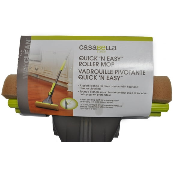 Casabella Wayclean Quick & Easy Roller Mop Taupe/Green