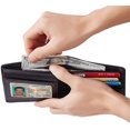 thumbnail image 3 of Genuine Leather RFID Blocking Wallets Mens Wallet Bifold Classic_Special Gift, 3 of 5