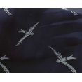 thumbnail image 4 of oneOone Georgette Viscose Fabric Bird Block Printed Fabric 1 Yard 42 Inch Wide, 4 of 4