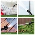 thumbnail image 7 of Cordless Power Pressure Washer 1.2GPM, Portable Washer with 2PCS 3000 mAh Battery, 6-in-1 Nozzle, Foam Pot, 16.4Ft Water Pipe for Outdoor Cleaning and Watering, 7 of 7