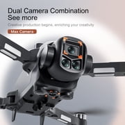 HNZENBW A28 Multifunctional RC Drones with Camera for Kid Adults,Electrically Adjustable Dual Camera for 8K HD,Optical Flow Hover & Avoidance