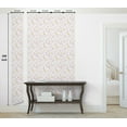 thumbnail image 5 of Ambesonne, Garden Scene Peel & Stick Wallpaper for Home, Nostalgic Meadow Vibes, 13"x100", Mustard Pale Pink and White, 5 of 5