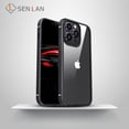 thumbnail image 2 of Funda protectora de silicona a prueba de golpes transparente de lujo para iPhone 14 Plus 13 mini 11 12 Pro XR XS X fundas de teléfono blandas Tan Jianjun unisex, 2 of 2