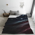 thumbnail image 5 of Salouo American Flag Waving Print Print Bed Blankets,Flannel Blanket Comfortable Air Conditioning Blanket Lightweight Blanket for Sofa Bed Travel & Couch -50"x40", 5 of 8
