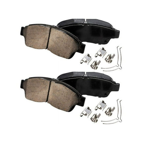 Front Brake Pad Set - Compatible with 1992 - 2001 Toyota Camry 2.2L 4-Cylinder 1993 1994 1995 1996 1997 1998 1999 2000