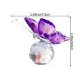 thumbnail image 7 of Jiibva Cute Crystal Butterfly Figurine Crafts Cut Glass Ornament Statue Butterfly Animal Statue for Home Desk Decor Souvenir Gifts, 7 of 7
