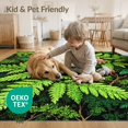 thumbnail image 4 of ODIKA Golf Koi Bug Inspired Botanical Fern Fronds Woodland Motifs Pond Pet Friendly & Kids Safe Play for Playroom, Bedroom, Reading Nook, 4 of 7
