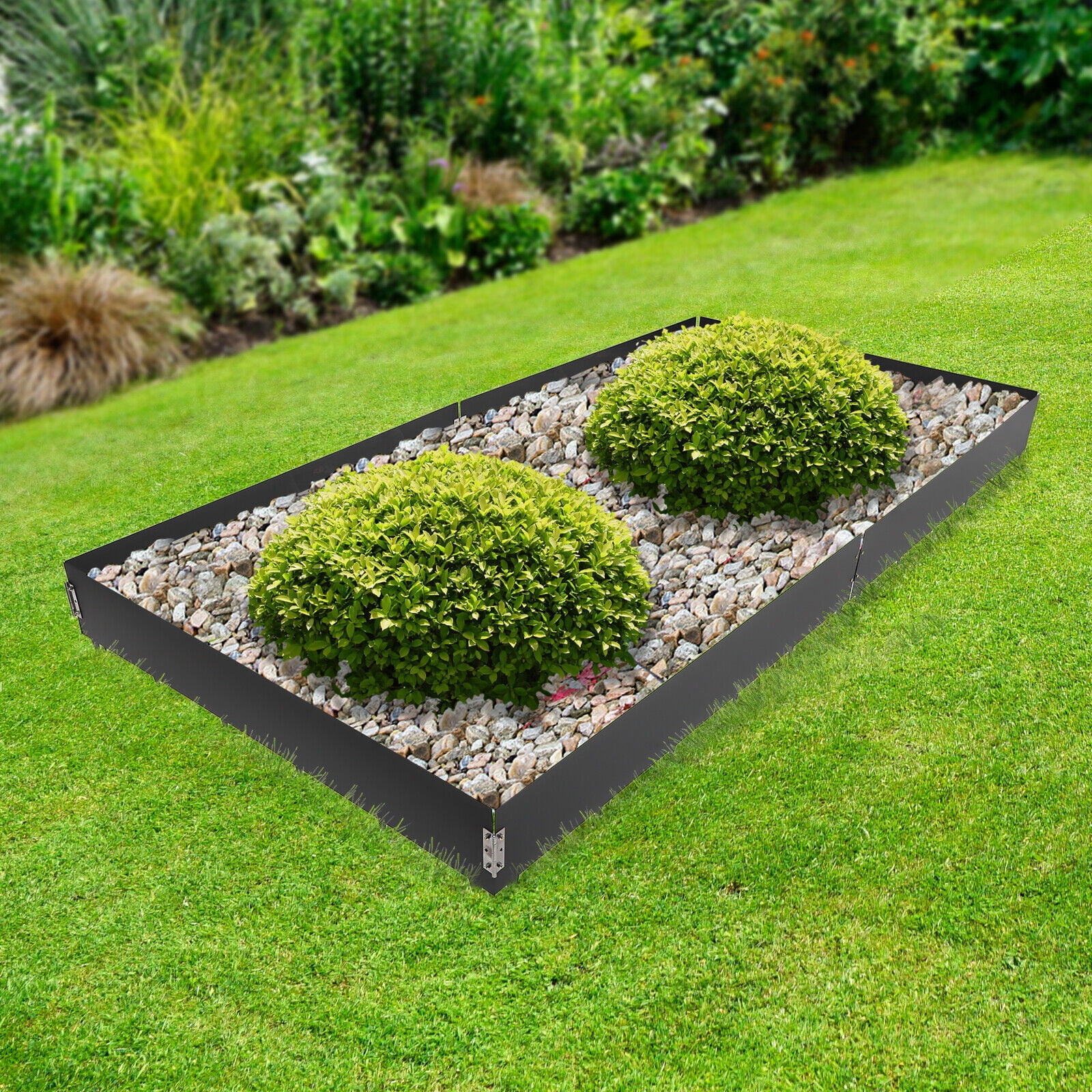 6 Pack Steel Landscape Edging Lawn Outdoor Garden Border 40'' L X 8.46" H
