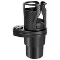thumbnail image 2 of JunYeShi Multifunctional Rotating Car Cup Holder - Car Center Console, Beverage Splitter, Double Layer Storage Rack, Space-Saving, Easy Access, Ideal for Travel, 2 of 8