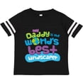thumbnail image 3 of Inktastic My Daddy is the World’s Best Landscaper Boys or Girls Toddler T-Shirt, 3 of 5