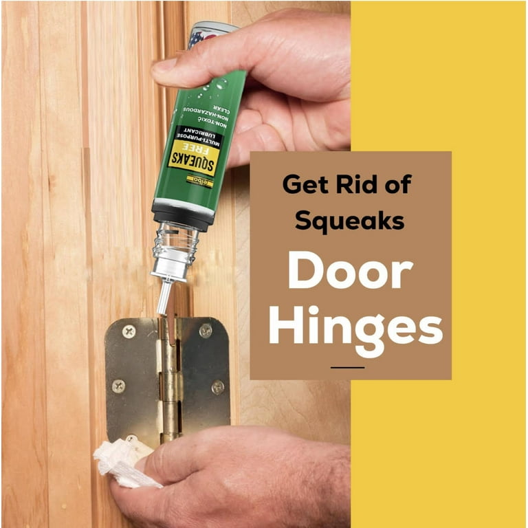 SQUEAKS FREE, 30 ML, Fix Any Squeak, All-Purpose Lubricant, Hinges, Doors,  Drawers, Fans, Long Lasting, Non-Toxic, Clear, Pet safe, Non-Hazardous,  Odorless, Safe, Reduced Floor Squeaks and Creak, FG - Walmart.com