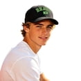 thumbnail image 5 of Win s Way Brazil Style Soccer Baseball Cap Unisex Washed Distressed Dad Hat 3D Embroidered Floral Patch Trucker Hat Outdoor Sports Sun Hat, 5 of 7