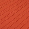thumbnail image 5 of PiccoCasa Cotton Knitted Blanket Throw Blanket for Couch, Bed, Sofa, Travel, Orange 47" x 70", 5 of 8