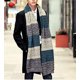thumbnail image 3 of Bufanda larga de invierno de cachemir a cuadros cálidos para hombre con grosor suave Excelente Rendimiento ER017726WL, 3 of 5
