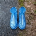 thumbnail image 6 of Waterproof Shoe Covers,Reusable Thickened Zipper Rain Overshoes | Non-slip Shoe Cover,Perfect for Wet Weather Outdoor Commute,Road Walking,Light Blue, 6 of 8
