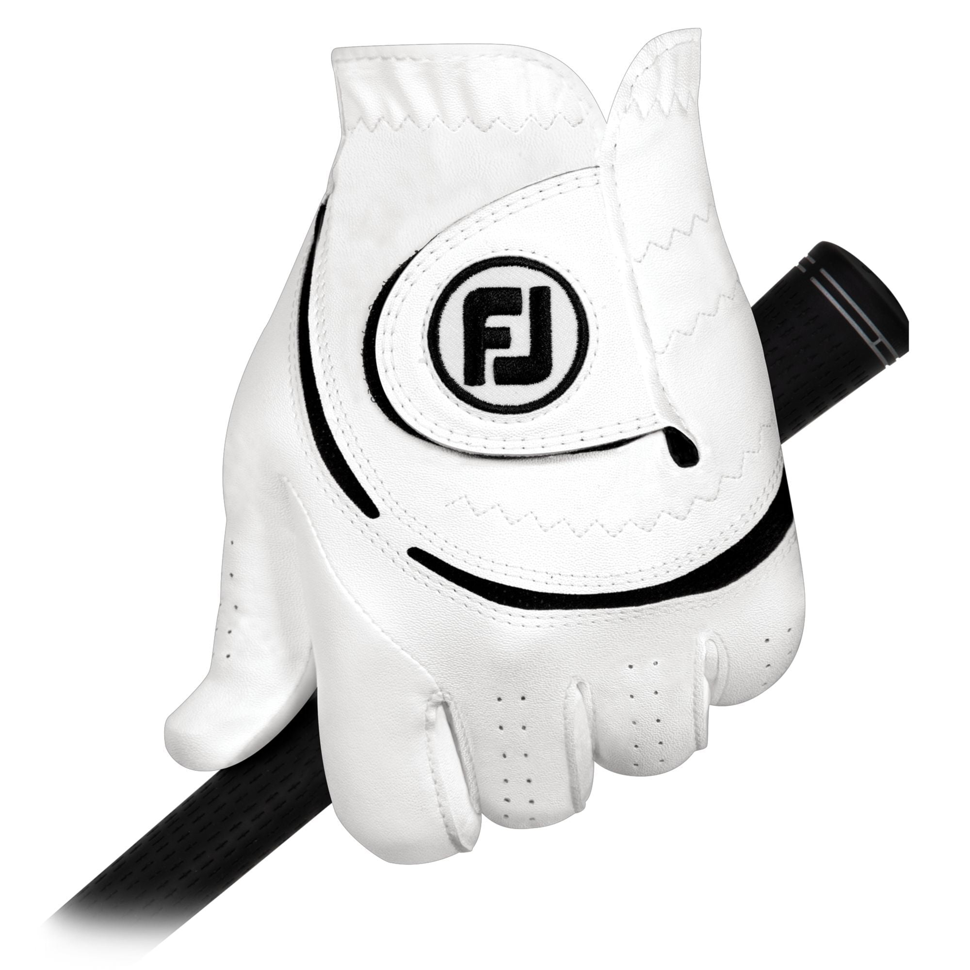 (2 pack) FootJoy 2023 Men's WeatherSof Golf Glove for Left Handed Golfers, Medium/Large, White