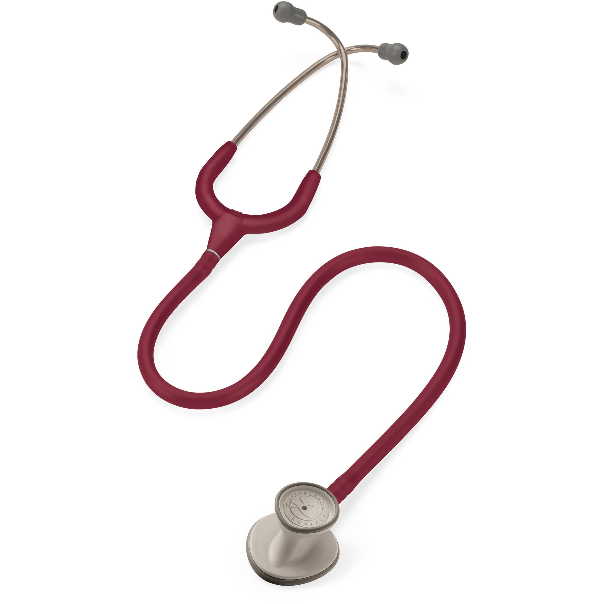 3M Littmann Lightweight II Stethoscopes, Burgundy Tube, 28 inch, 2451