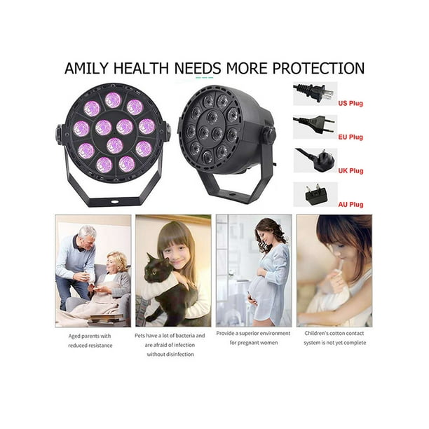 Fange snemand fremstille Ultraviolet UV Lamp Light Home Disinfection LED 36W 200-360nm - Walmart.com Fange snemand fremstille Ultraviolet UV Lamp Light Home Disinfection LED 36W 200-360nm - Walmart.com