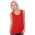 thumbnail image 2 of Kavio Women Slub Jersey Scoop Neck Tank, 2 of 2
