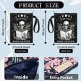thumbnail image 2 of Book Sleeve Rose Floral Book Covers Black Book Protector, 2 of 6