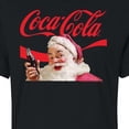 thumbnail image 3 of Coca-Cola - Santa Closeup - Juniors Cropped Short Sleeve Graphic T-Shirt, 3 of 5