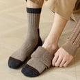 thumbnail image 6 of AINIYS Wool Socks Mens Extra Thick Winter Warm Thermal Crew Socks Socks for Men Cold Weather Coffee Free Size, 6 of 7