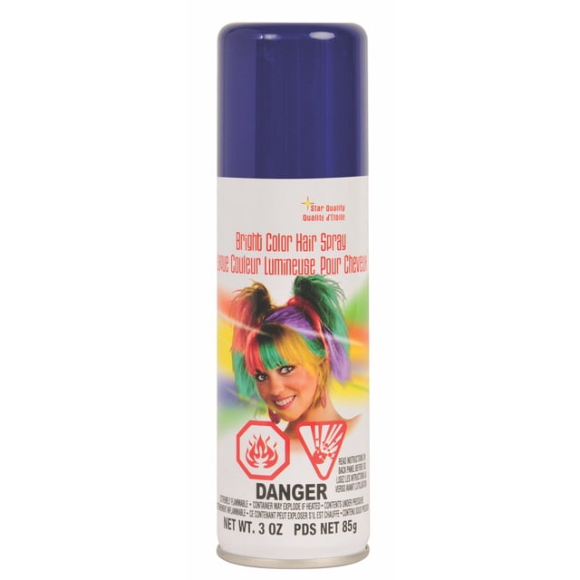 Rubie's Bright Color Hairspray azul 3 onzas (paquete de 1)