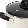 thumbnail image 3 of Oster Clairborne 6 Quart Aluminum Nonstick Dutch Oven with Lid in Sand, 3 of 5