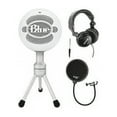 thumbnail image 5 of Blue Microphones Snowball Ice Mic w/ Knox Pop Filter & JVC Headphones, 5 of 12
