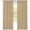 Camel, Caramel, Ochre, Tan, variant on Green Striped Sheer Curtains 72 Inches Long, Farmhouse Vintage Green Stripes Light Filtering Window Curtains for Living Room/Bedroom, Rod Pocket Voile Sheer Curtain Drapes, 52"W x 72"L, 2 Panels