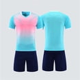 thumbnail image 5 of Fnooota Boys Athletic Outfit Sets Size 14-16, Short Sleeve 2 Piece Running Summer Activewear Clothing Sets Blue Size 14-16, 5 of 5