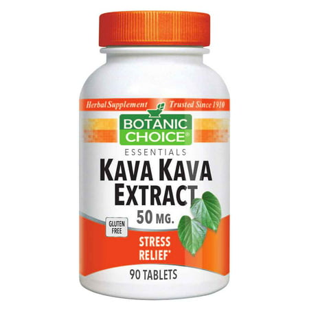 Botanic Choice Kava Kava Root 50 mg,90 Vegetarian