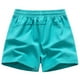 thumbnail image 3 of pstuiky Pantalones cortos de gimnasio para hombre, Pantalones cortos casuales cómodos de moda para hombre, de color liso, con cintura elástica regular, para playa Pantalones cortos de baloncesto, 3 of 3