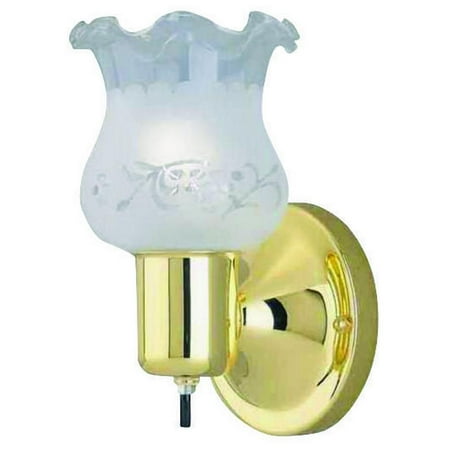 Brass Outdoor Wall Boston Harbor Dimmable Wall Light Fixture, (1) 60/13 W, Medium, A19/Cfl Lamp, Polished Brass ()