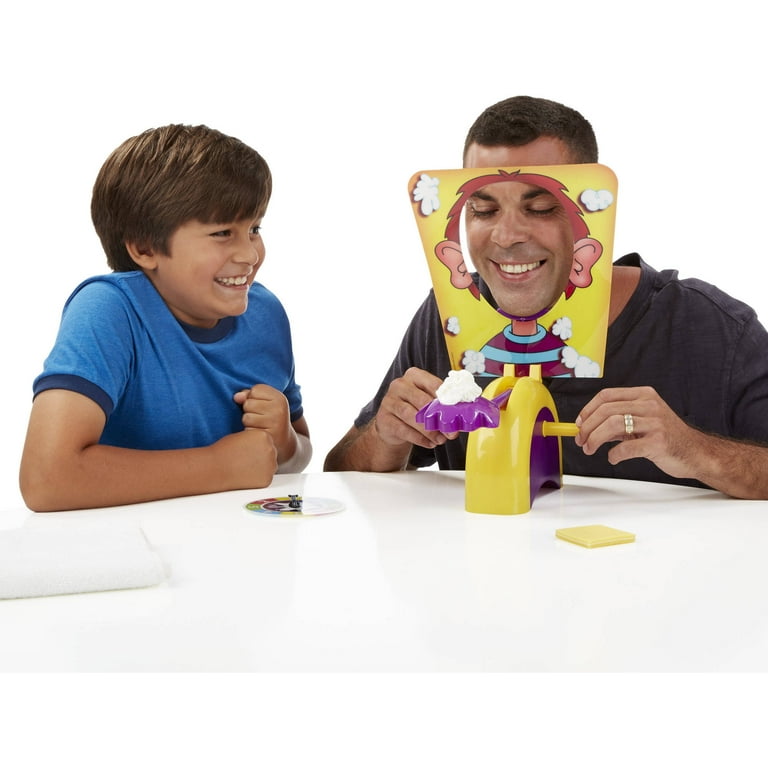 Pie Face! Fun Whipped Cream Family Board Game with Hand