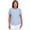 CHAMBRAY, variant on Alfred Dunner Women's Classics Brights Solid Texture Split Shirttail Tee (US, Alpha, X-Large, Regular, Petite, Petite, Geranium)