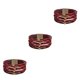 thumbnail image 4 of Qarigey magnética Multicapas Cadena de mano de cuero ajustable Negro Cuadros rojos Type1 NO1, 4 of 6