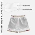 thumbnail image 5 of Kids' Beach Pants Comfortable Swim Trunks Pink and Purple Dandelions Shorts for Pool Vacation and Lounge Wear 2T, 5 of 8