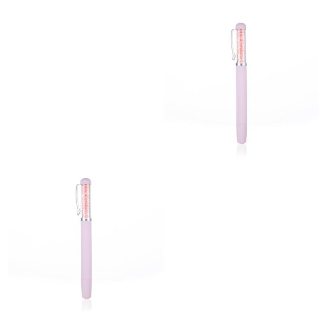 Toystoory Herramienta de pintura de diamantes de imitación para manualidades, puntas adhesivas, bolígrafos de perforación, color morado claro Púrpura claro 2Conjunto