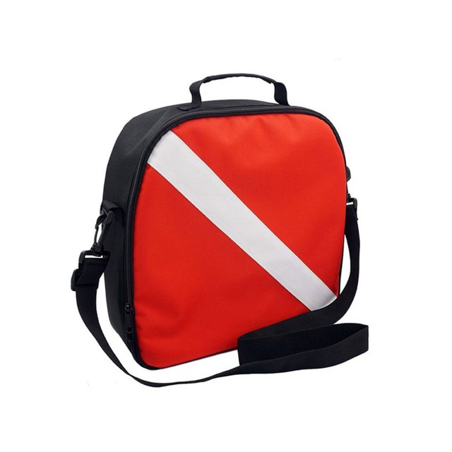 Greeniant Regulador de buceo de tela Oxford Universal, bolsa de transporte, correa ajustable, estuche protector de almacenamiento, accesorios Deportes acuáticos Vierkant