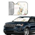 thumbnail image 4 of XMXT Car Sun Shade Windshield, Merry Christmas Decorations Background Sunshade for Car Windshield Sun Shades for Car SUV Truck, m, 4 of 9